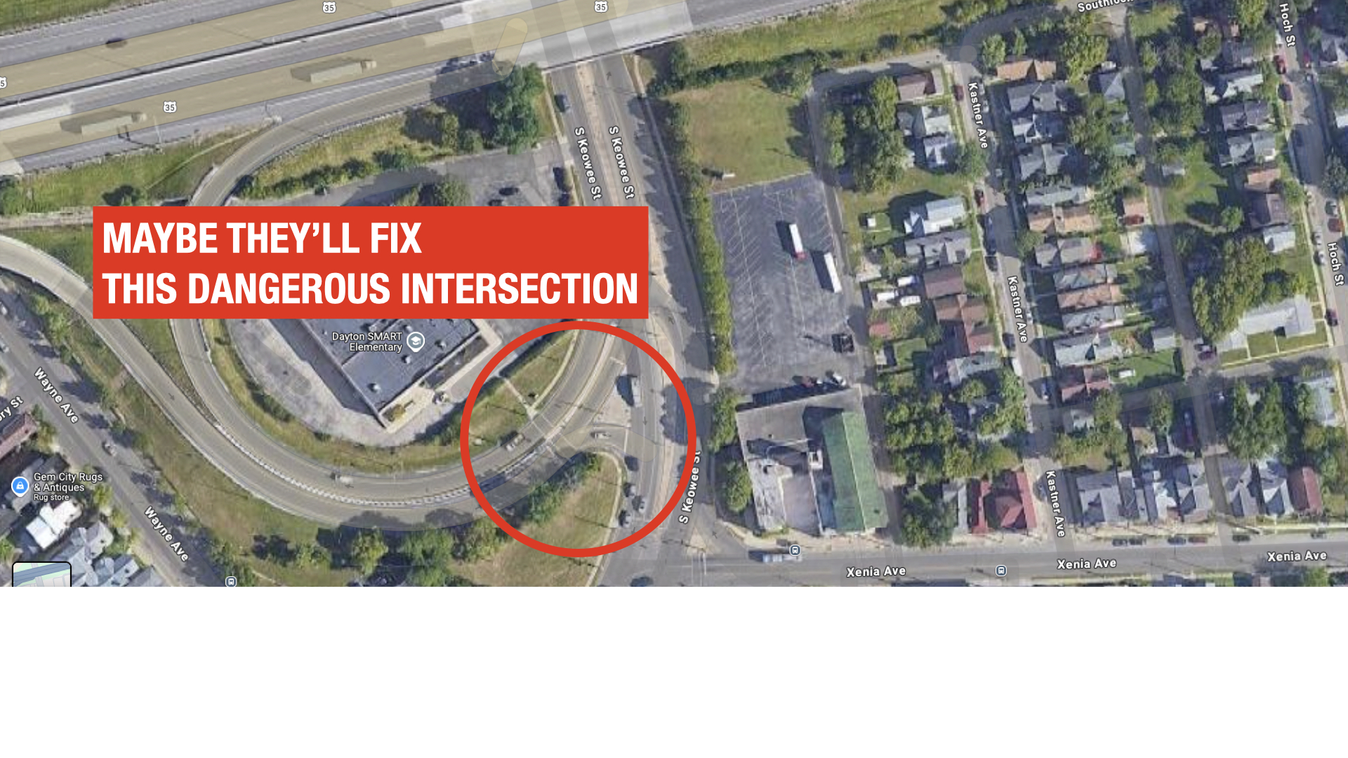 US 35 dangerous intersection around school to be studied
